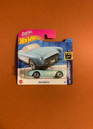 Машинка хот вілс корвет барбі 1956 corvette hot wheels 2023