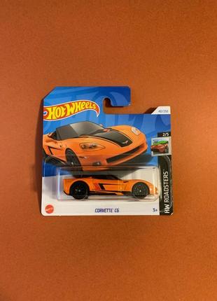 Машинка хот вілс корвет corvette c6 hot wheels 2024