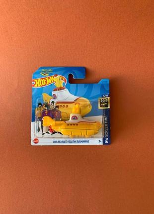 Машинка хот вилс the beatles yellow submarine hot wheels 2023