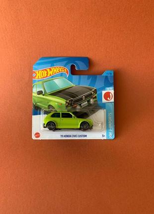 Машинка хот вилс хонда honda civic custom hot wheels 2023