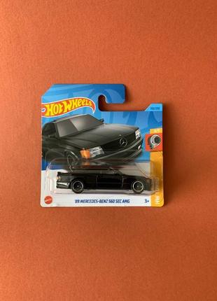 Машинка хот вилс мерседес mercedes-benz 560 sec hot wheels 2023