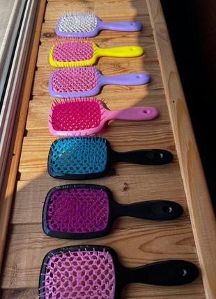 Расческа для волос нового поколения база щётки  janeke small superbrush the original italian