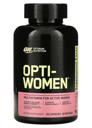 Optimum nutrition opti women 120 капс1 фото