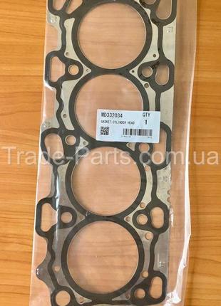 Прокладка головки блока цилиндров (гбц) металл md332034