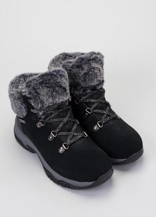 Оригінальні жіночі черевики skechers (167178 blk)3 фото