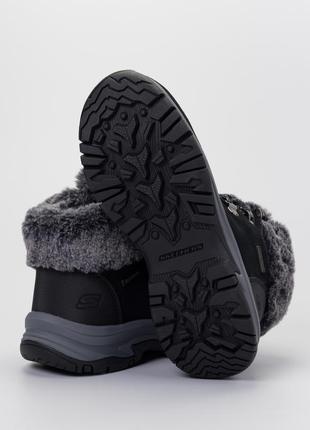 Оригінальні жіночі черевики skechers (167178 blk)5 фото