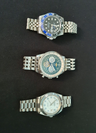 Часы механические с автоподзаводом rolex, breitling high copy4 фото