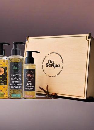 Подарочный набор деревянный box do scripa