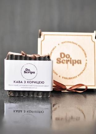 Натуральное мыло в деревянной подарочной упаковке