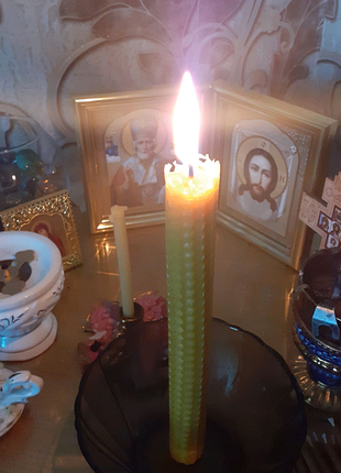 Свічка 100% воск сота  №20