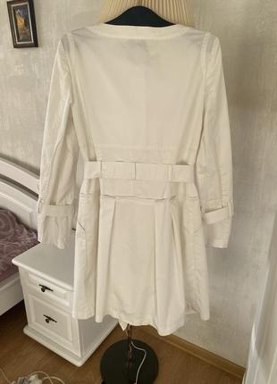 Zara плащ белый (платье) 3