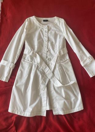 Zara плащ белый (платье) 8