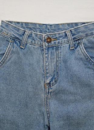 Джинсы мом, подростковые. 140-150 4