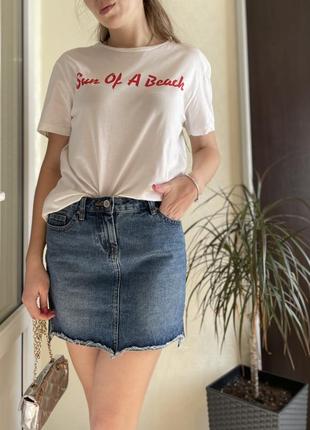 Очень стильная джинсовая юбка5 фото