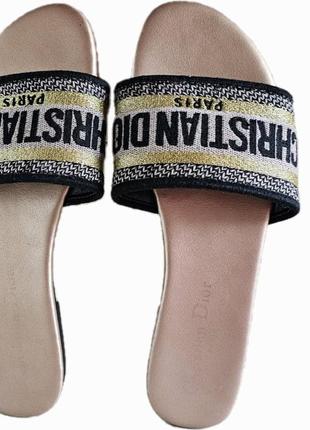 Женские шлепанцы cristian dior