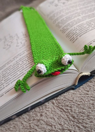 Закладка для книги жабеня
