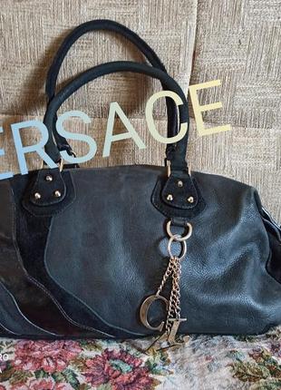 Versace jeans couture сумка шкіряна ***
