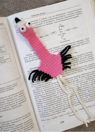 Закладка для книги фламінго🦩