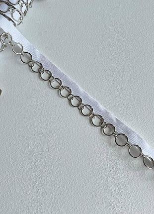 600/132 лента киперная с никелевыми кольцами белая 20мм акрил