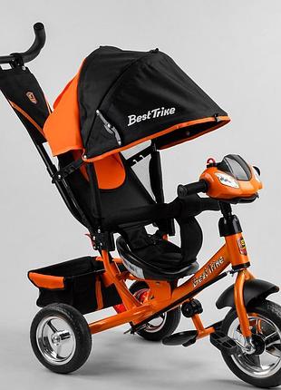 Дитячий триколісний велосипед 6588 best trike. помаранчевий.піна.
