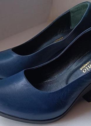 Туфли кожаные