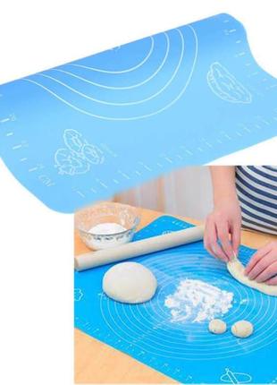 Силіконовий антипригарний килимок для випічки і розкочування тіст2 фото