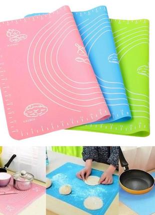 Силіконовий антипригарний килимок для випічки і розкочування тіст4 фото