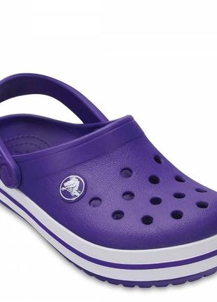 Фиолетовые crocs размер j 1 оригинал