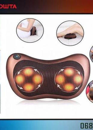 Масажна подушка 3 рівня massage pillow qy-8028 для шиї, плечей...