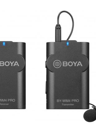Петличный микрофон boya by-wm4 pro (pro-k1) - радиомикрофон (беспроводная микрофонная система)