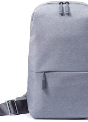 Рюкзак xiaomi mi city sling bag (light grey) новий1 фото