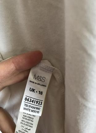 Marks&spencer-трикотажное платье с цветочным принтом! р.-16uk3 фото