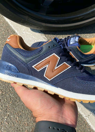 Кросівки new balance 574 blue/brown