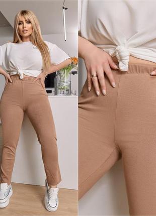 Брюки - лосини 🔥плюс сайз модель штани леггінси лосины, леггинсы штаны замш4 фото
