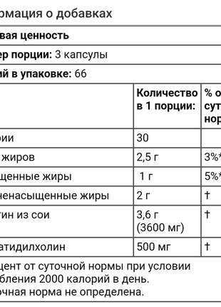 Лецитин із сої без гмо, 1200 мг, 200 капсул