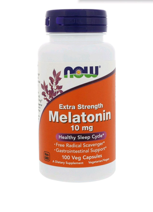 Мелатонін екстра сила (extra strength melatonin) 10 мг 100 капсул