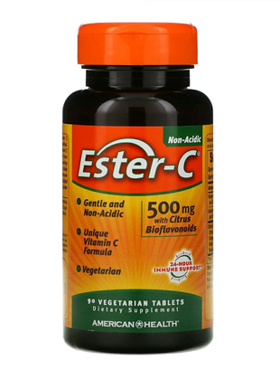 Естер c-500 з біофлавоноїдами 500 мг 90, 120 і 225 таблеток