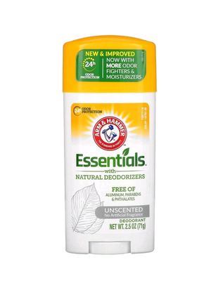 Arm & hammer, essentials натуральний. без запаху 71 р.