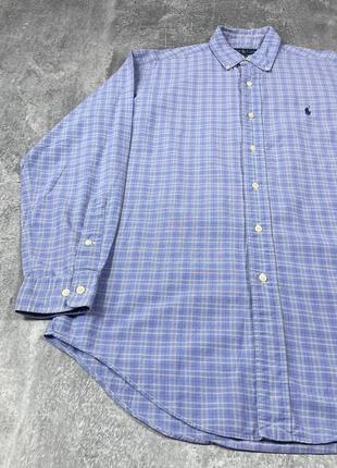 Оригинальная мужская рубашка polo ralph lauren в клетку2 фото
