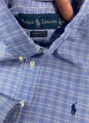 Оригинальная мужская рубашка polo ralph lauren в клетку6 фото