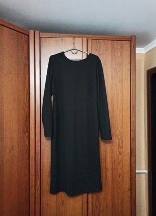 Платье черный замок на спине платья