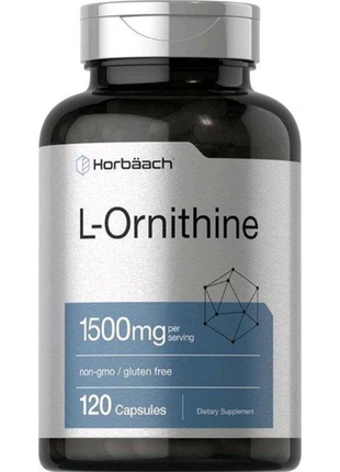 L-ornithine 1500 mg per serving 120 quick release capsules