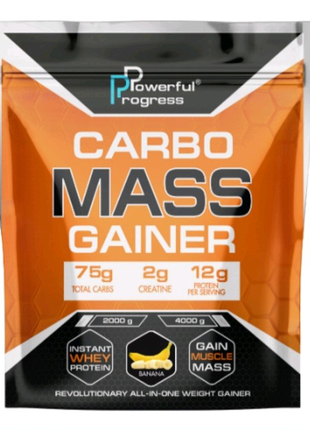 Carbo mass gainer - 2000g banan