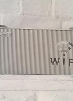 Органайзер-полиця для wifi роутера, сірий