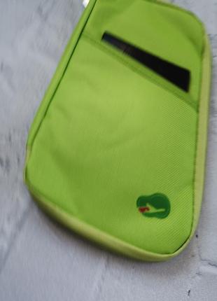 Сумка - гаманець - органайзер для документів та карт, зелений