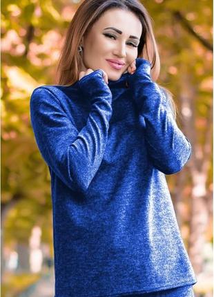 Водолазка гольф из ангоры софт,электрик