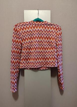 Укорочена кофта светр топ в стилі бохо, розмір s/м