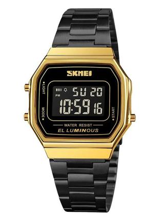Часы наручные мужские skmei 1647gdbk, фирменные спортивные часы, оригинальные мужские часы2 фото