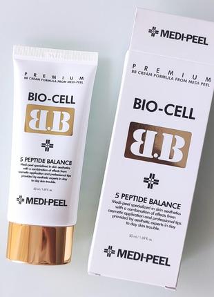 Bb крем с пептидами medi-peel bio-cell bb cream