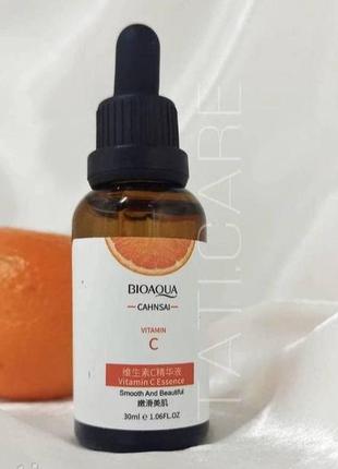 Сыворотка для лица с витамином c bioaqua cahnsai vitamin c essence (30мл)2 фото